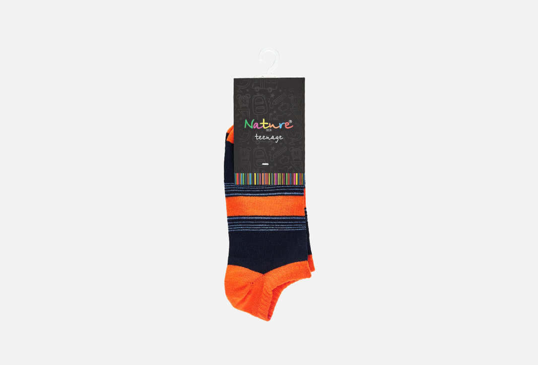 Носки NATURE SCS Оранжево-синияя полоска 1 пар носки детские nature scs черный 33 37 размер