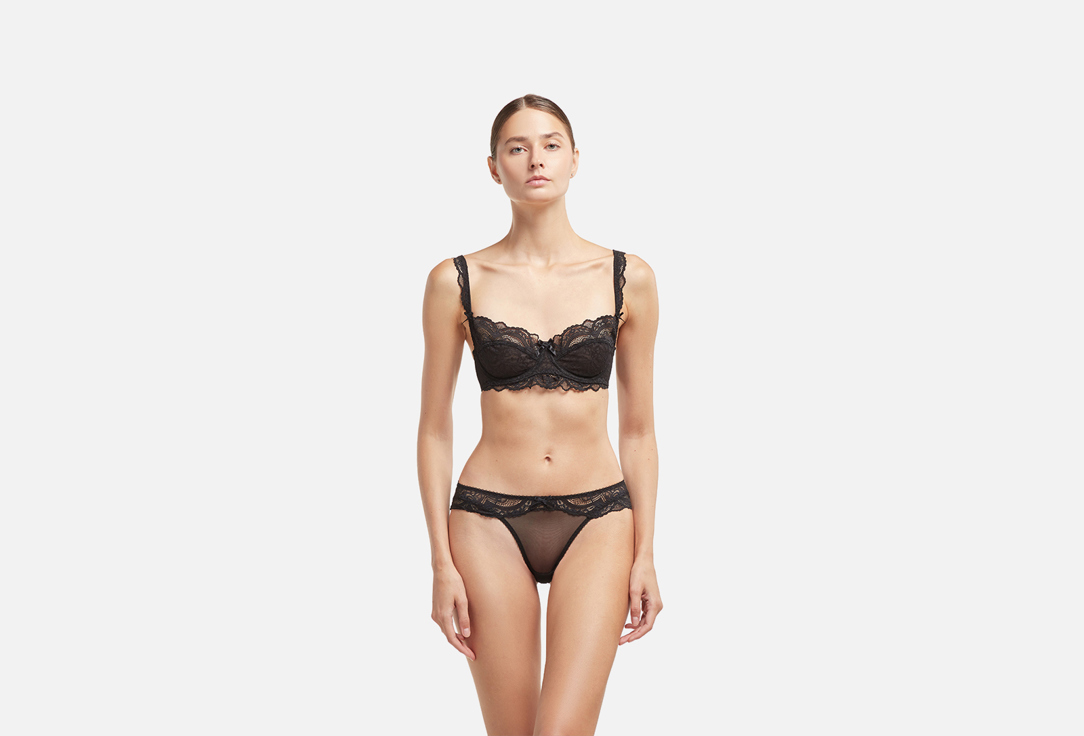 Комплект нижнего белья AMAZONKA UNDERWEAR Polly черный 75B-M мл