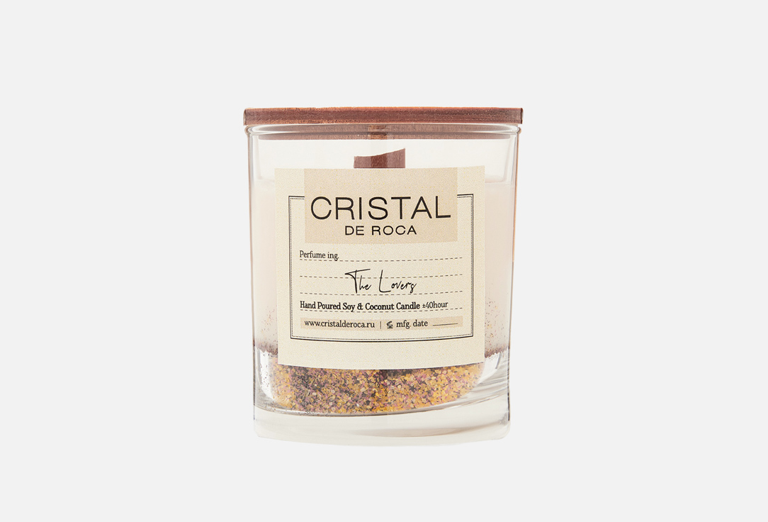 Ароматическая свеча CRISTAL DE ROCA The Lovers 110 г ваза cristal de paris ламбрекен 25 см