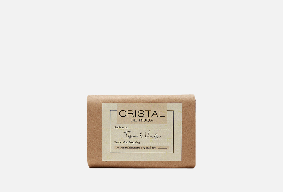 Мыло CRISTAL DE ROCA Tobacco&Vanilla 70 г мыло cristal de roca spirulina 70 г