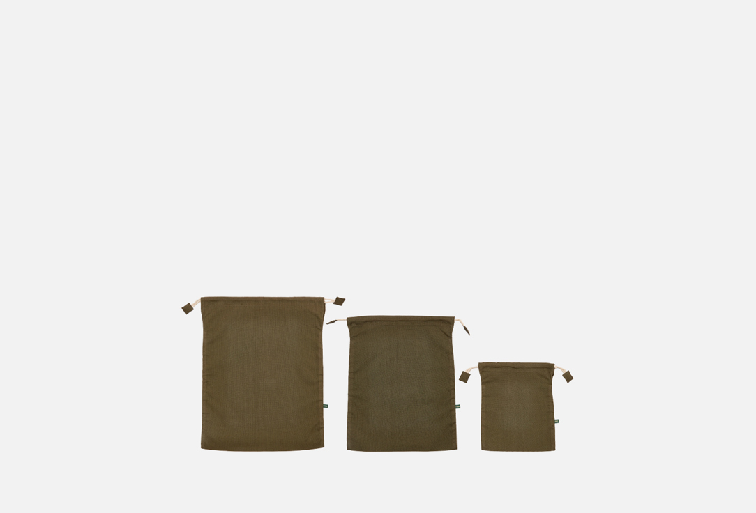 Набор морибэгов для хранения МОРИ Олива 3 шт набор эко сумок мори базовый 2 шт