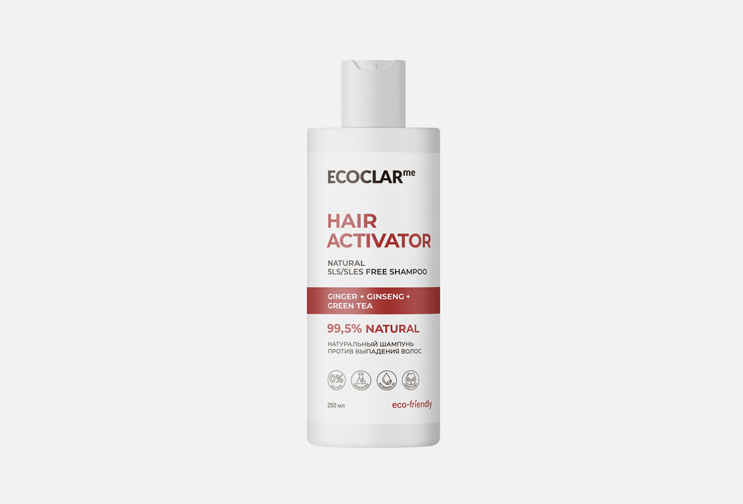 Натуральный шампунь против выпадения волос ECOCLARME Anti-Hairfall Shampoo 250 мл