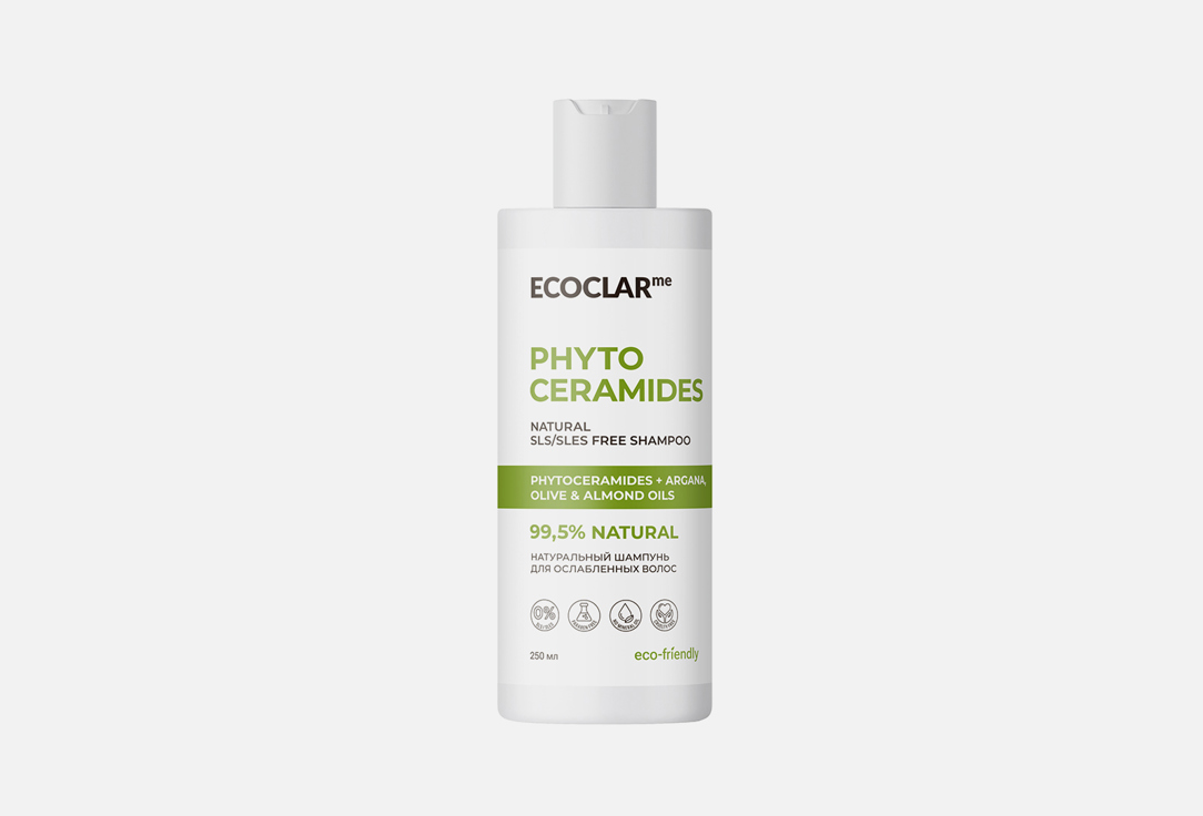 Натуральный шампунь для ослабленных волос ECOCLARME Weak Hair Shampoo 250 мл