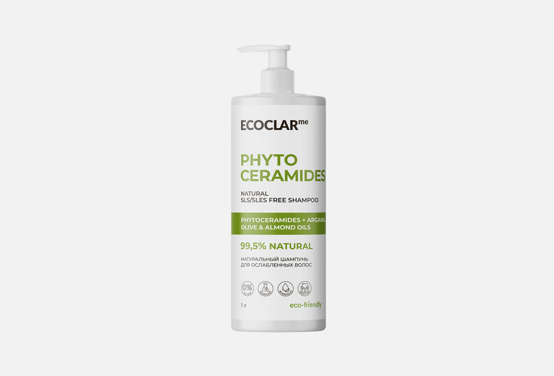 цена Натуральный шампунь для ослабленных волос ECOCLARME Weak Hair Shampoo 1000 мл