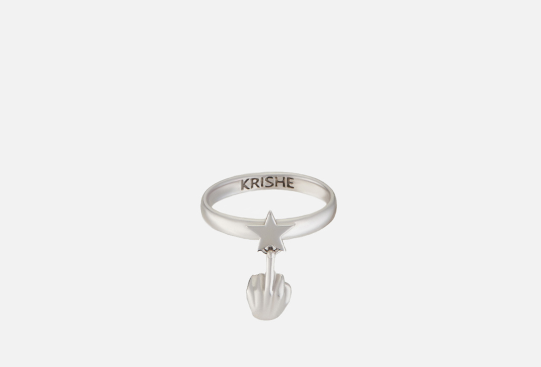 Кольцо серебряное KRISHE MASCOT 17,5 мл krishe биколорный браслет mascot