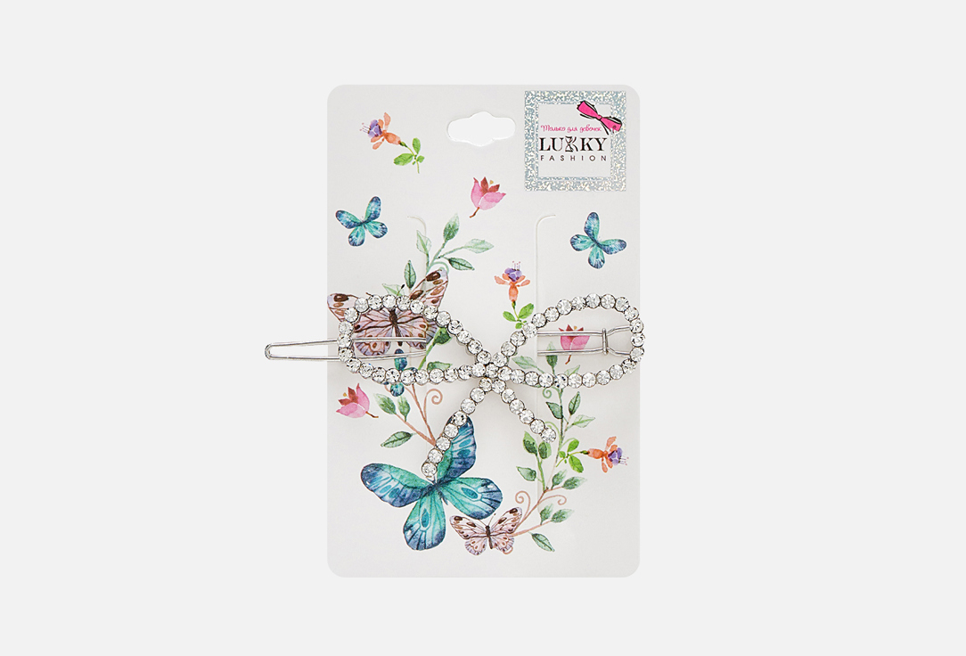 Изображение товара заколка для волос Lukky Fashion бант кристаллы