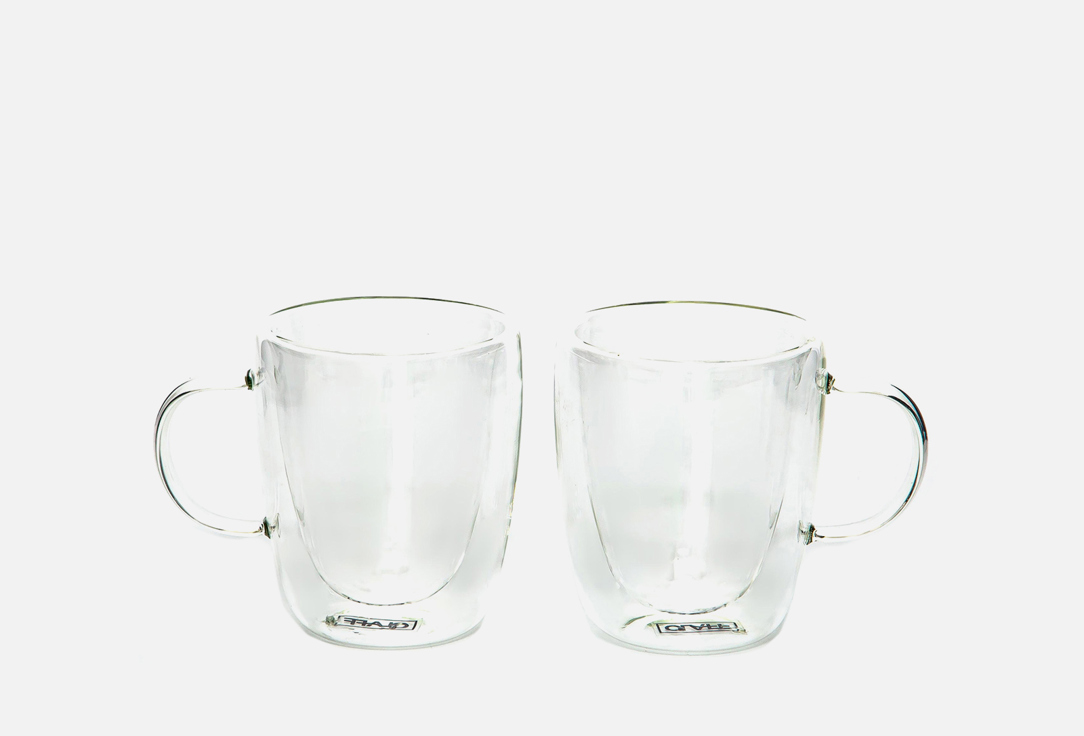 Изображение товара Набор кружек OLAFF с двойными стенками, 270 мл