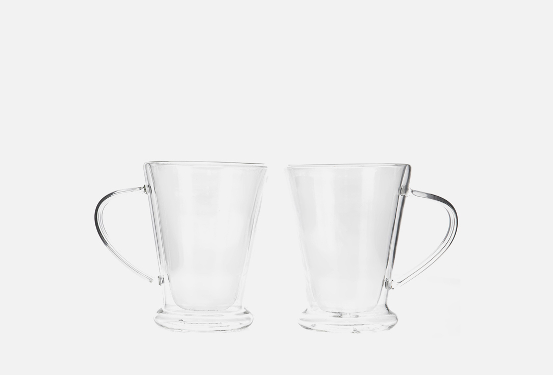 Изображение товара Набор кружек OLAFF с двойными стенками, трапеция