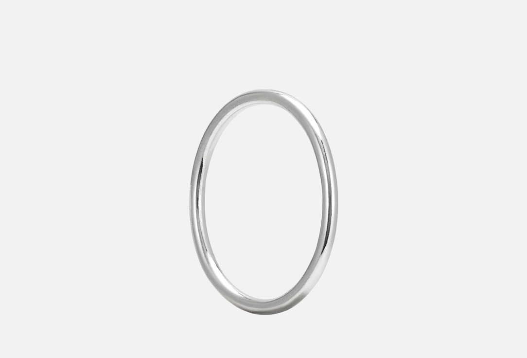 Кольцо серебряное DAFNA Базовое родий 14 мл
