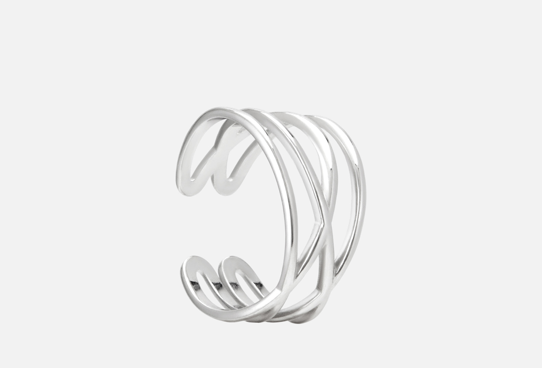 Изображение товара Кольцо серебряное Dafna Эллипсы разомкнутое