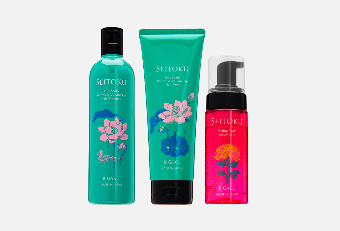 Изображение товара Набор для ухода за волосами BIGAKU Seitoku Oily Scalp Refresh&Volume Up