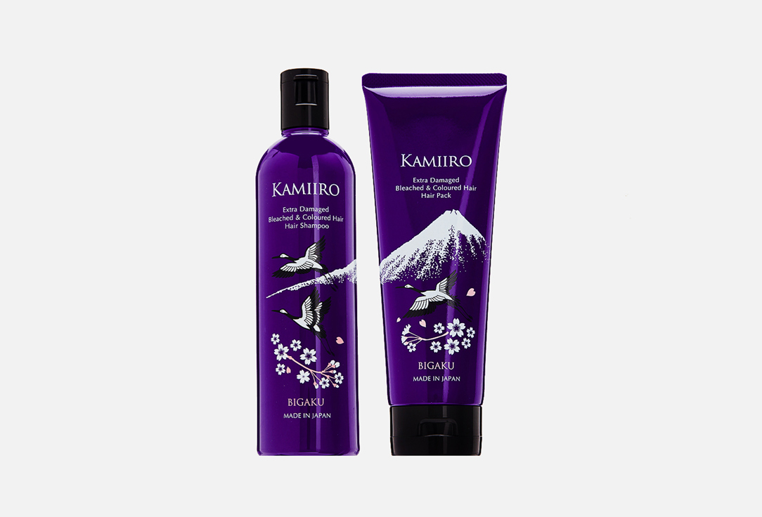 Набор для ухода за волосами BIGAKU Kamiiro Extra Damaged 2 шт чайный набор white flower 330мл