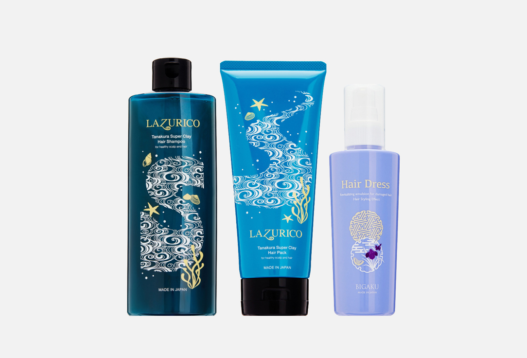 Изображение товара Набор для ухода за волосами BIGAKU Lazurico Tanakura Super Clay