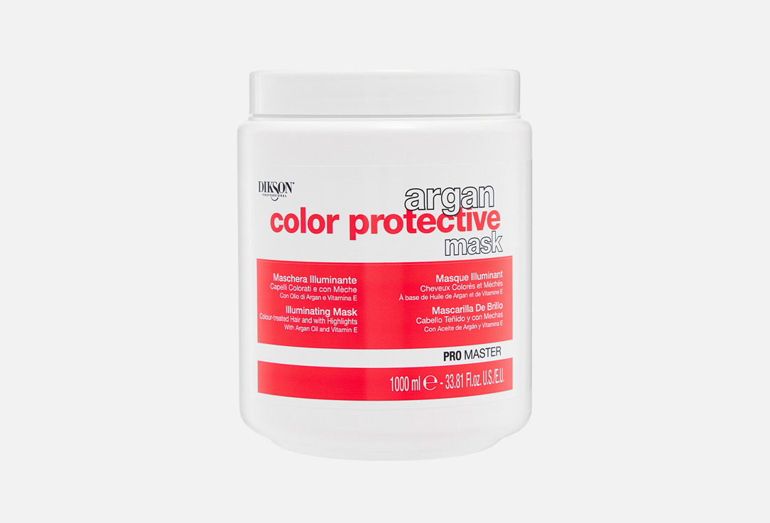 

Маска для окрашенных волос DIKSON, PROMASTER. ARGAN COLOR PROTECTIVE 1000 мл