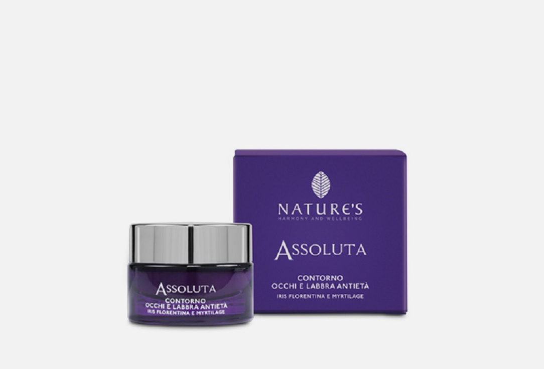 

Антивозрастной крем для кожи вокруг глаз и губ NATURES HARMONY&WELLBEING, Assoluta 15 мл