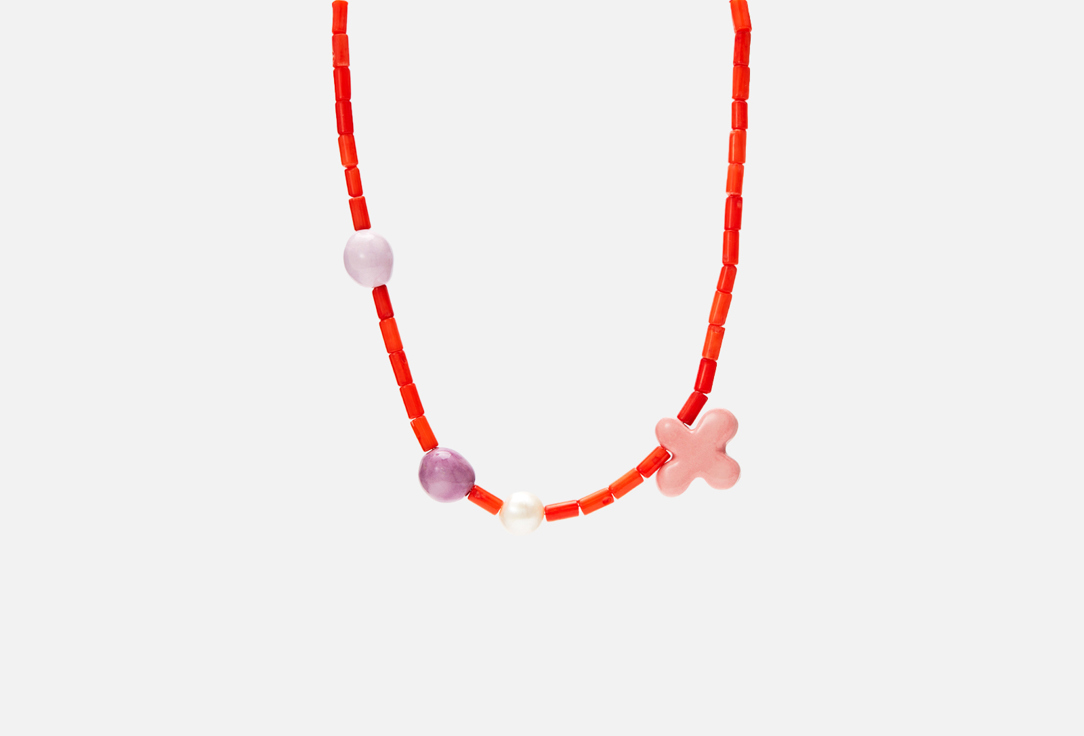 

Чокер SASHA GUNGA, С кораллом 1 шт