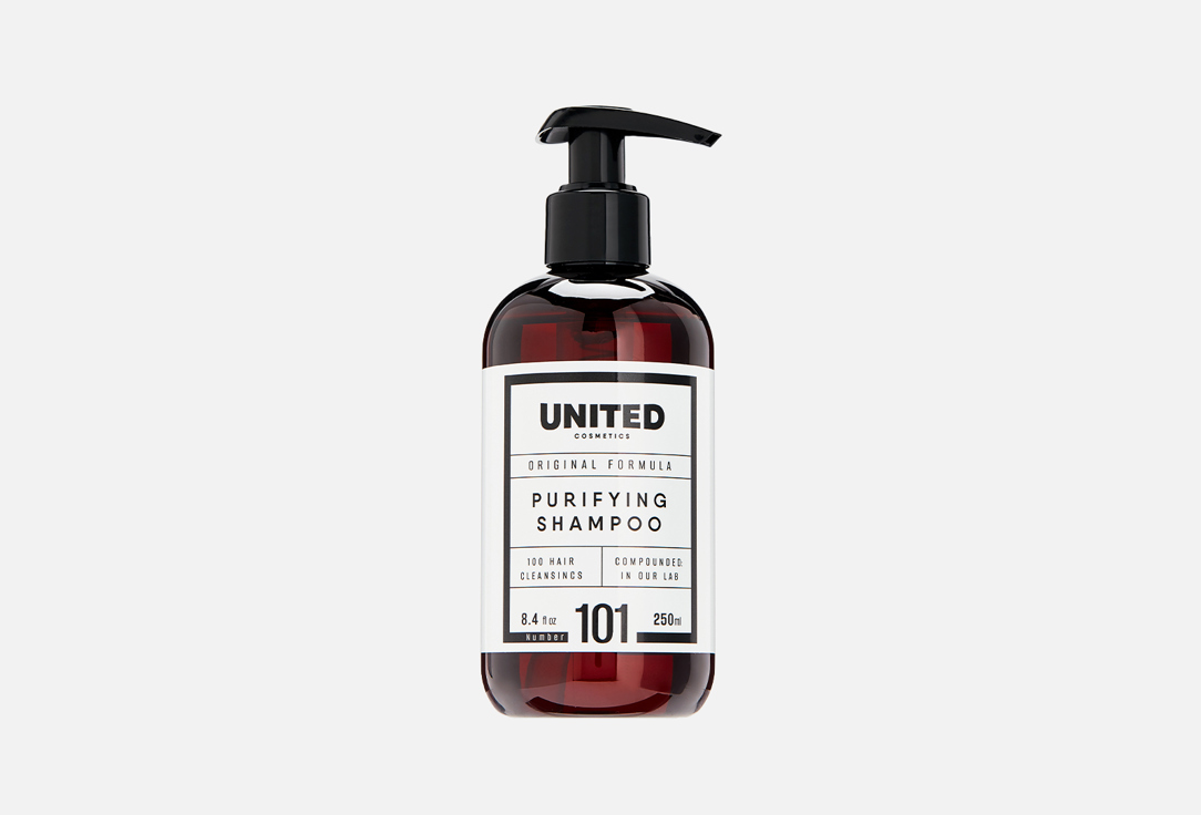 Шампунь бессульфатный для жестких волос United cosmetics shampoo for coarse hair №101 