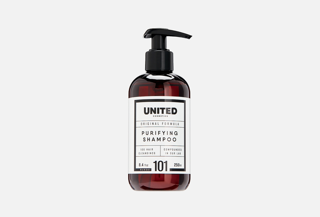 Шампунь бессульфатный для жестких волос UNITED COSMETICS Shampoo for coarse hair №101 250 мл фото