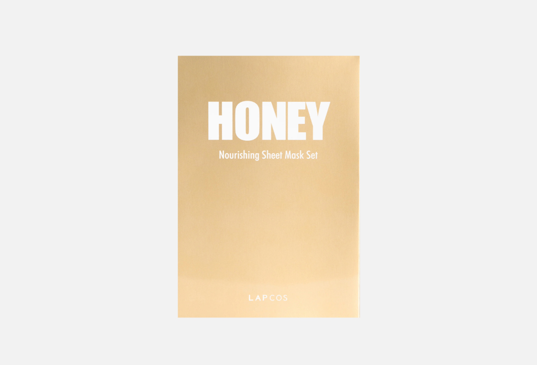 набор питательных тканевых масок lapcos honey beauty 5 листов по 0 91 жидкой унции 27 мл каждый Набор тканевых масок для лица LAPCOS Daily skin mask Honey 1 шт