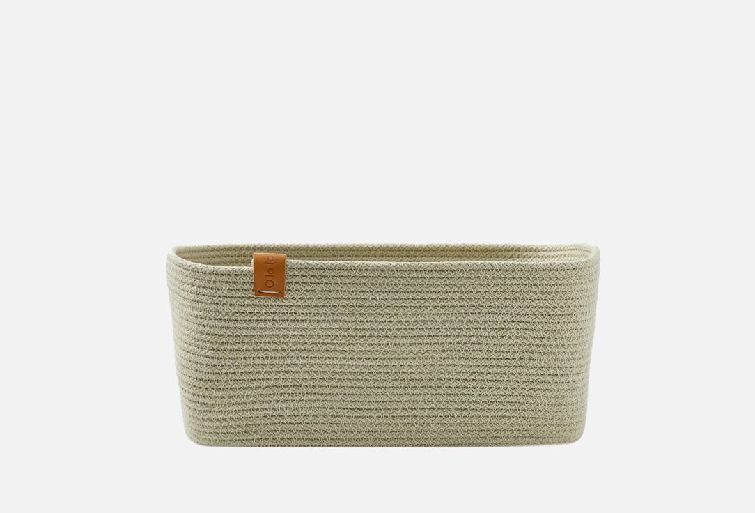 

Корзина прямоугольная OLALA HOME, Зеленый, Шалфей, 28х18х12 1 шт