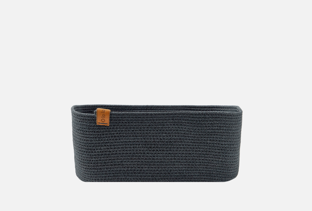 

Корзина прямоугольная OLALA HOME, Черный, Графит, 28х18х12 1 шт