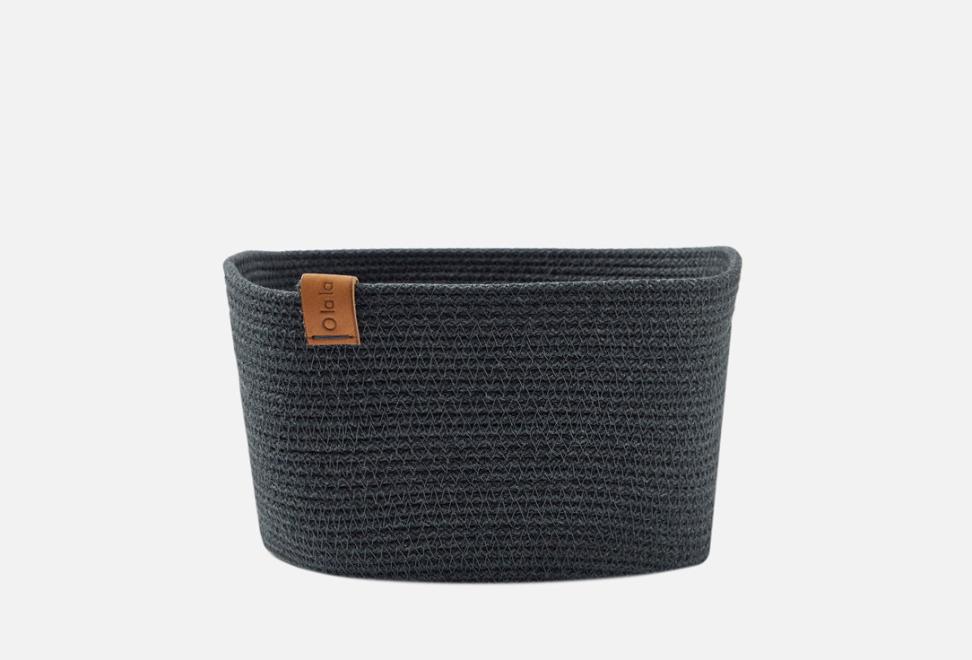 

Корзина квадратная OLALA HOME, Серый, Графит, 20х20х12 1 шт