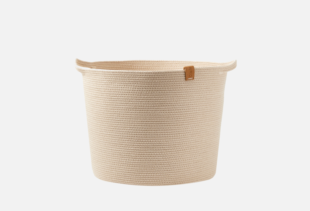 Изображение товара Большая корзина с ручками Olala Home бежевый, 25х24