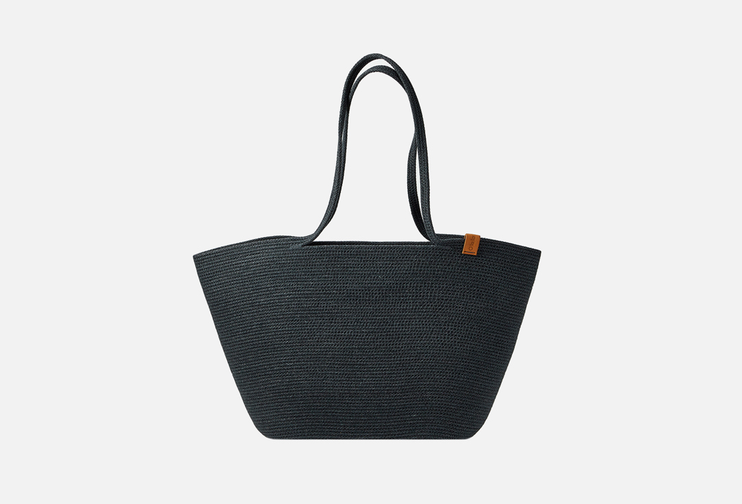 Изображение товара Стильная хлопковая сумка тоут Olala Home Tote bag графитовая женская