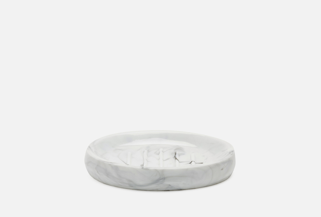 Изображение товара Мыльница Ridder Toscana белая для твердого мыла компактная высокого качества