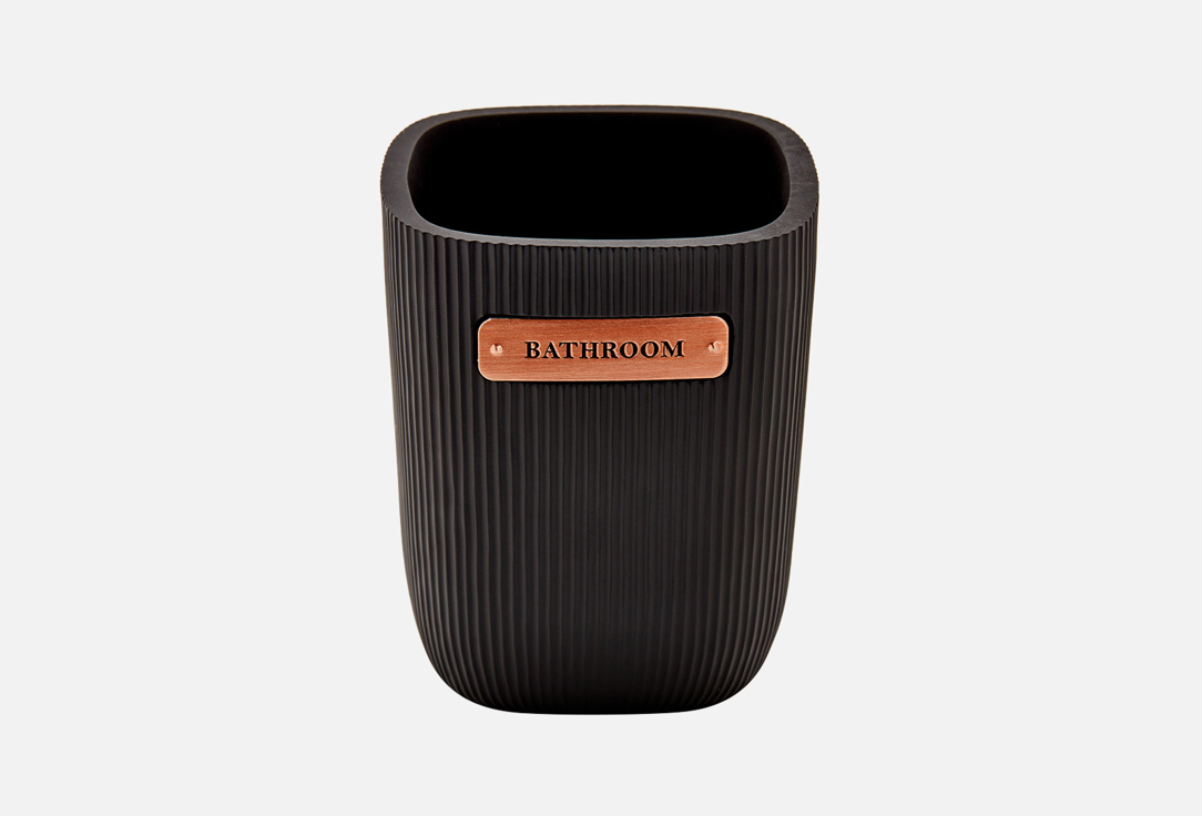 

Стакан для зубной щетки RIDDER, Черный, Kelsey чёрный 1 шт