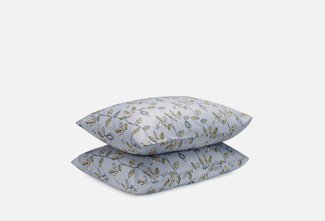 

Комплект наволочек TKANO, Серый, Russian north ягоды тайги, серый, 50х70