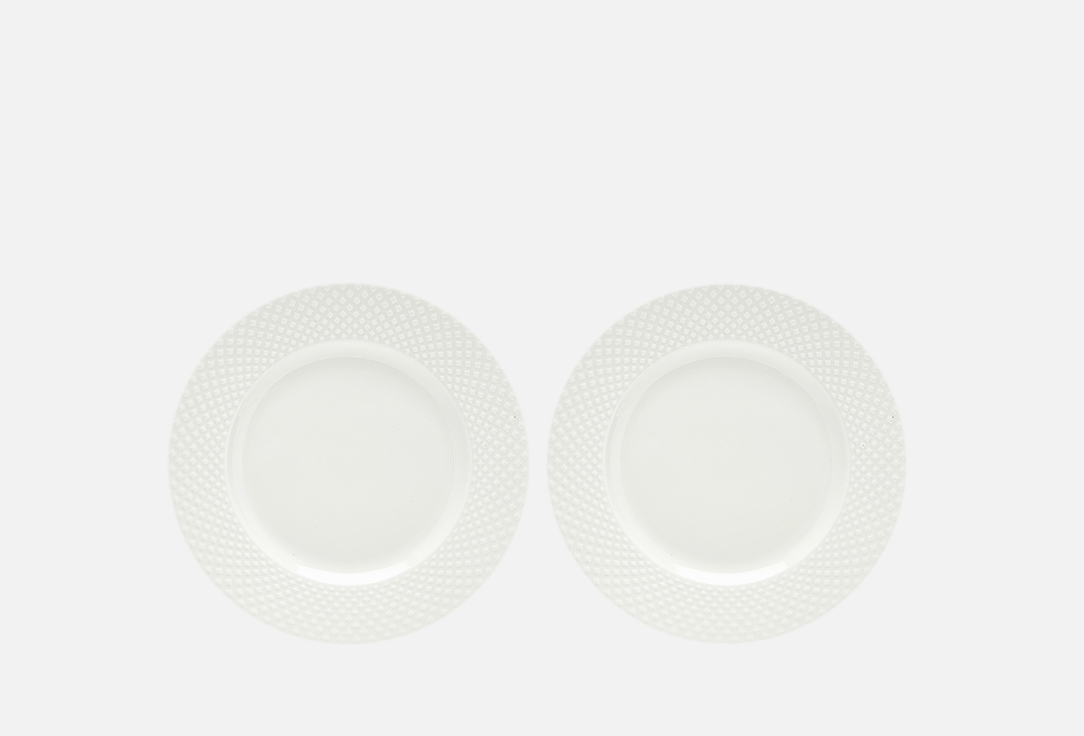 Набор тарелок Tkano Essential белый 
