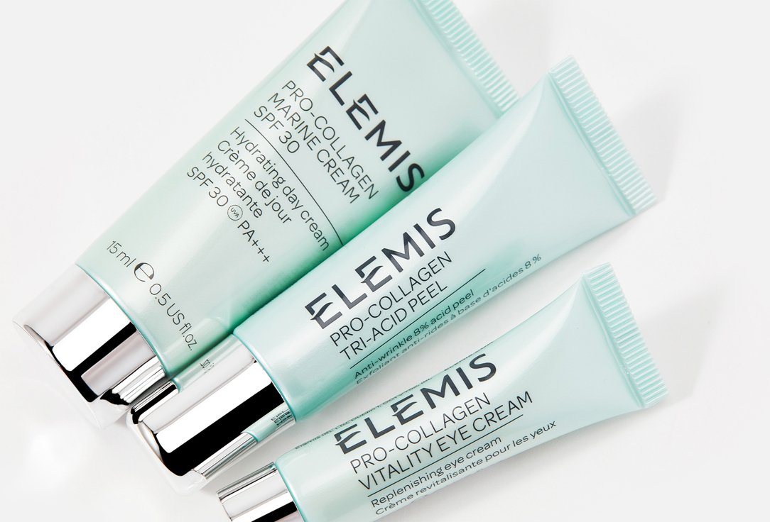 Набор-знакомство обновление и защита кожи ELEMIS Pro-Collagen Renew&Protect Mini Set 