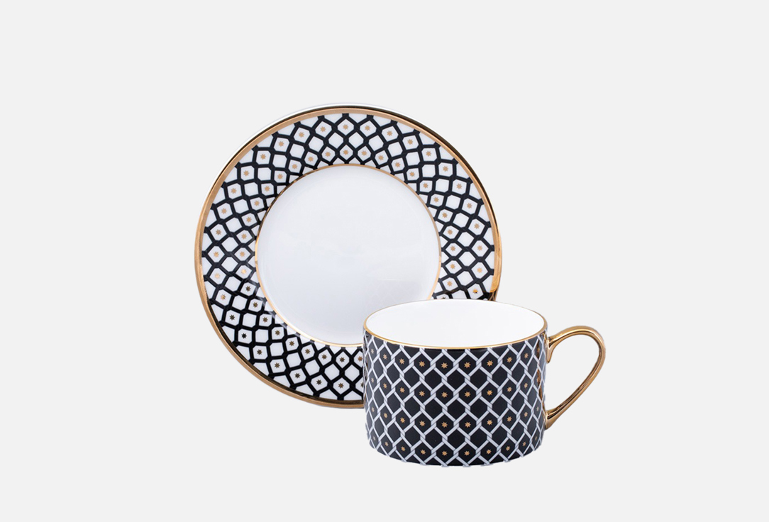 

Чайная пара ИМПЕРАТОРСКИЙ ФАРФОРОВЫЙ ЗАВОД, Синий, Идиллия неро 1 пар