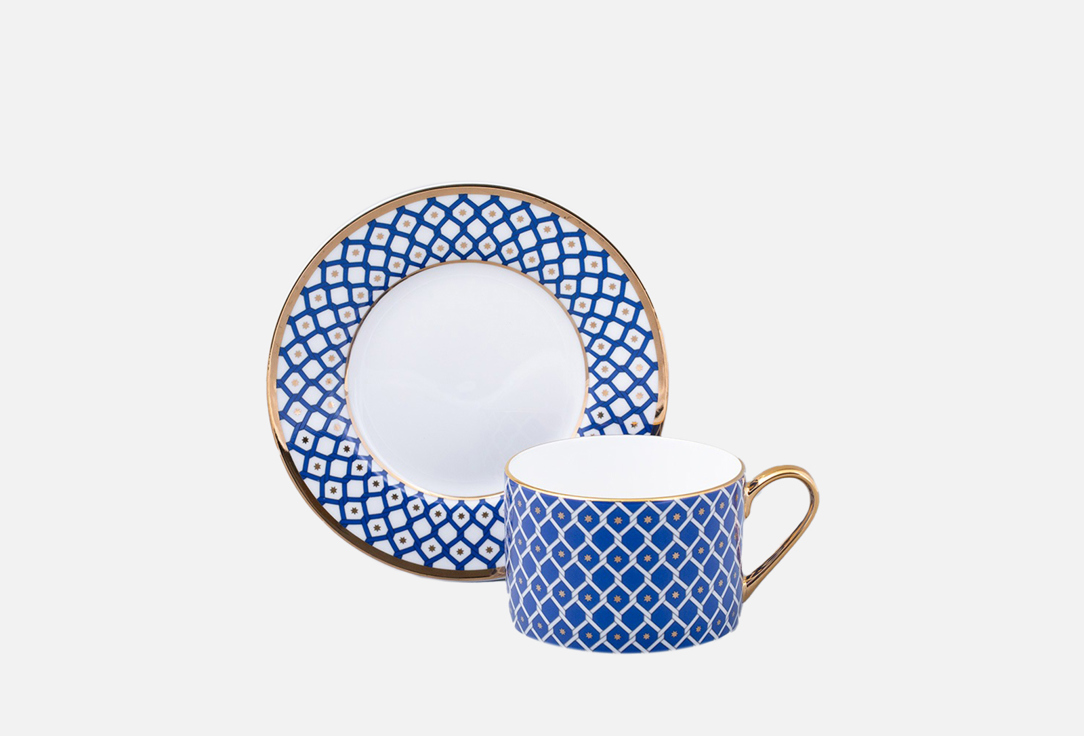 Изображение товара Чайная пара Императорский фарфоровый завод идиллия индиго