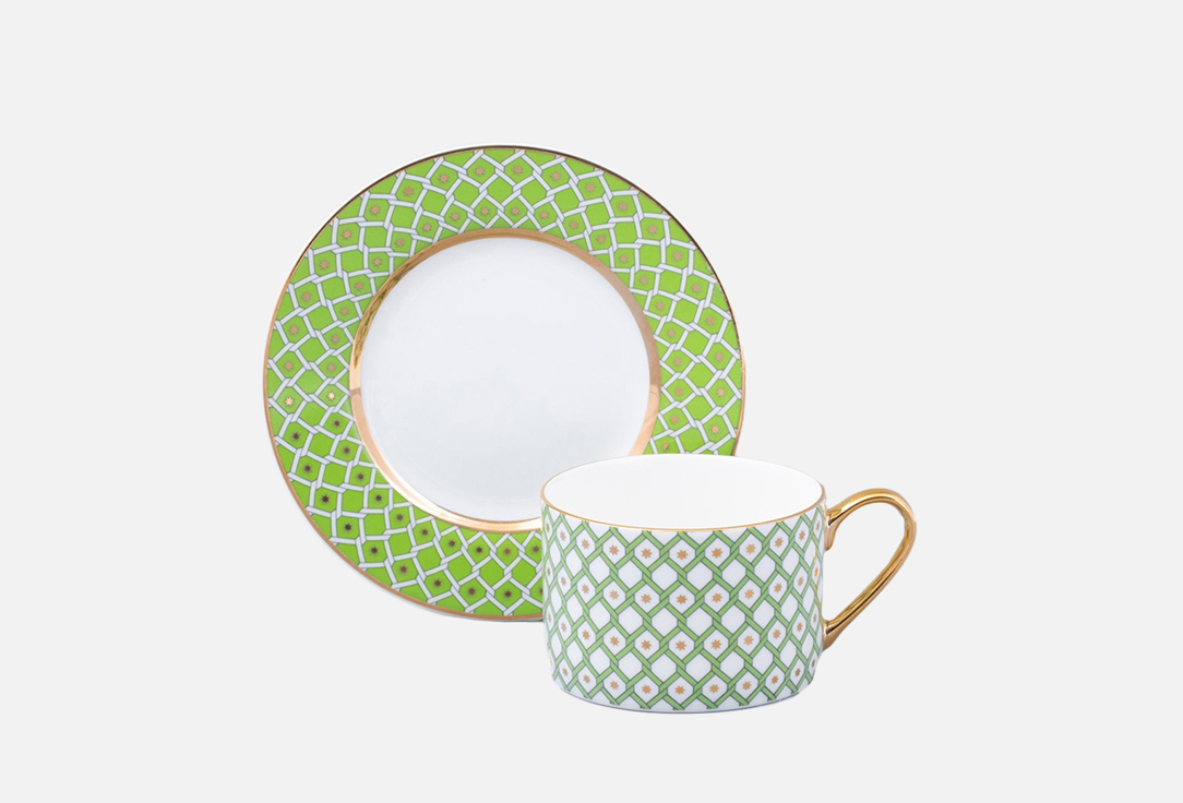 Изображение товара Чайная пара Императорский фарфоровый завод Идиллия лайм