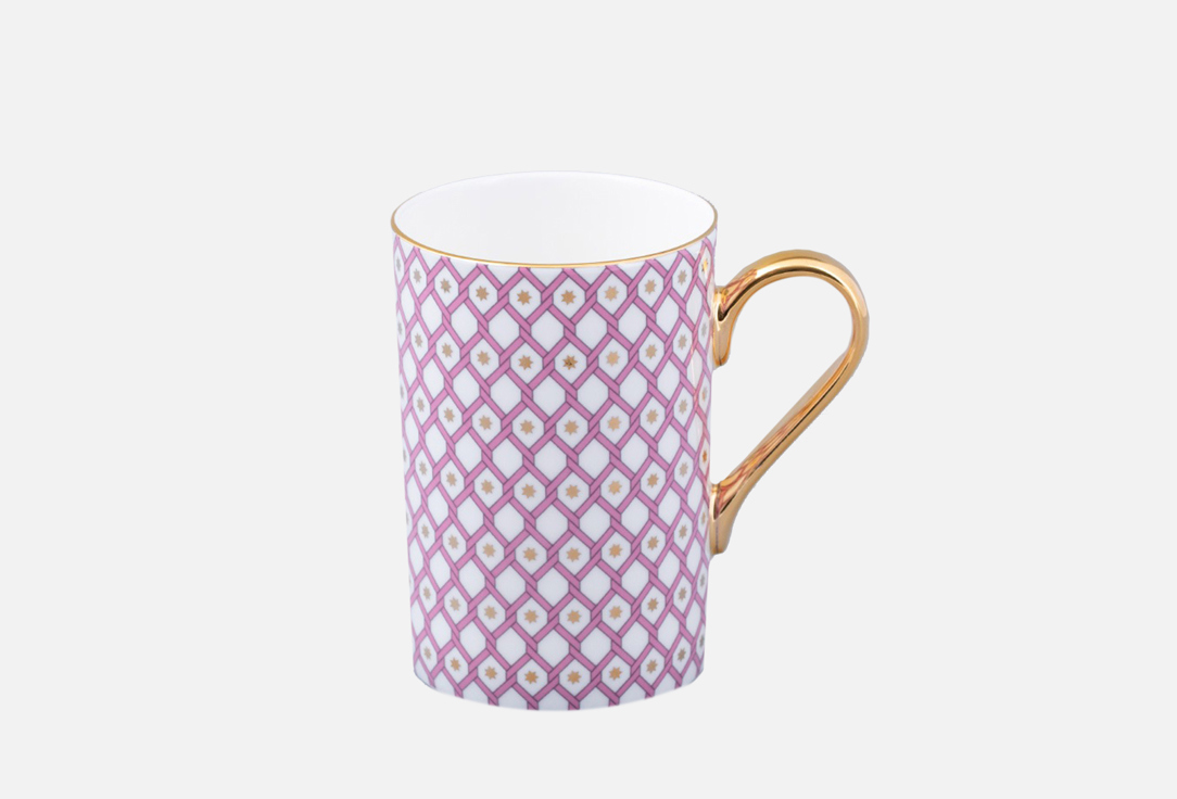 

Кружка ИМПЕРАТОРСКИЙ ФАРФОРОВЫЙ ЗАВОД, Розовый, Идиллия коралл 400 мл