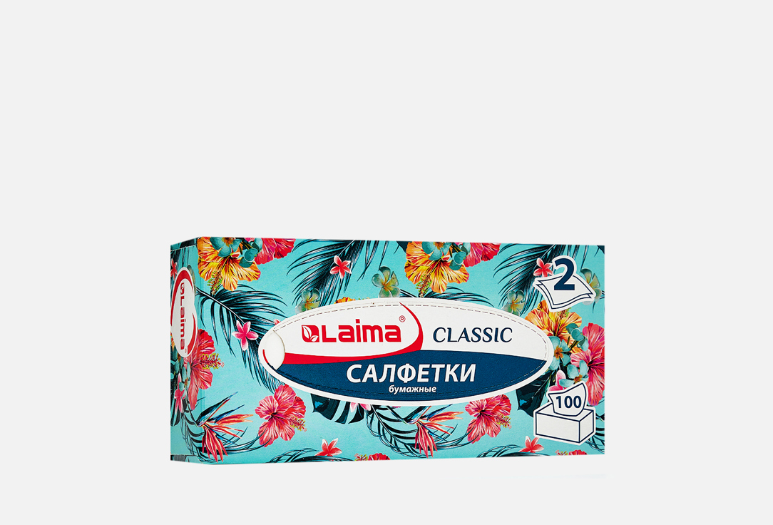 Салфетки косметические LAIMA Everyday 100 шт