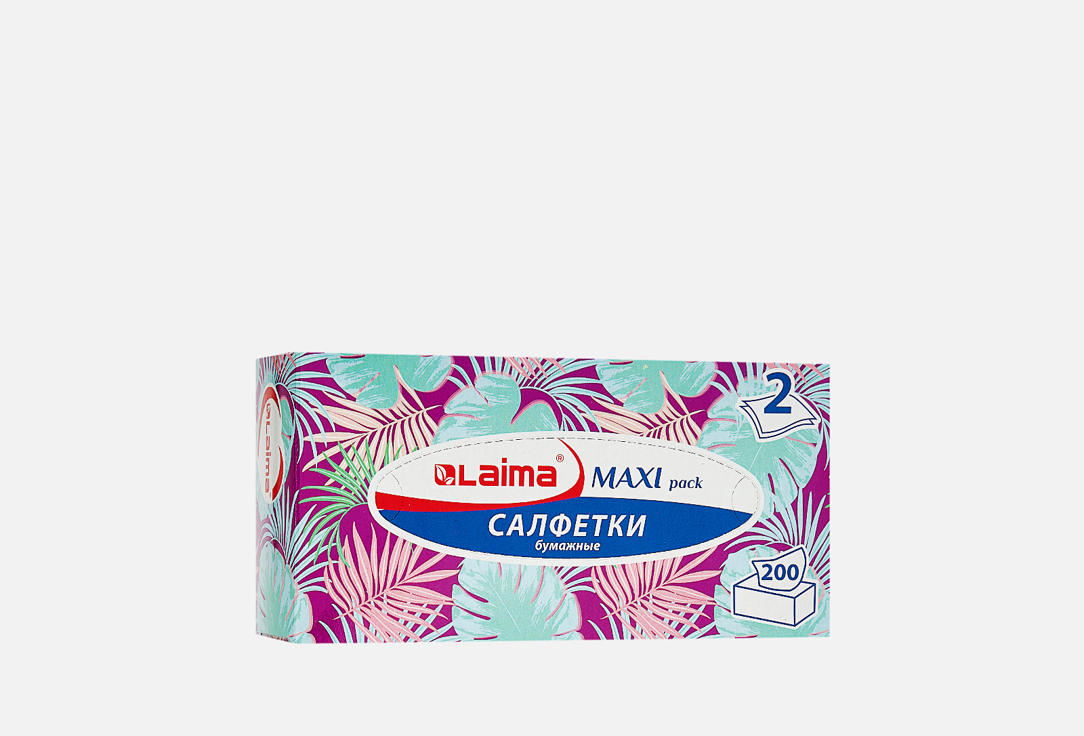 

Салфетки косметические LAIMA, Paper 200 шт