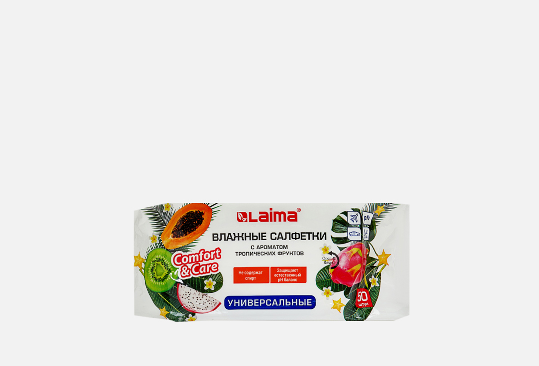 Изображение товара Салфетки влажные LAIMA cleansing