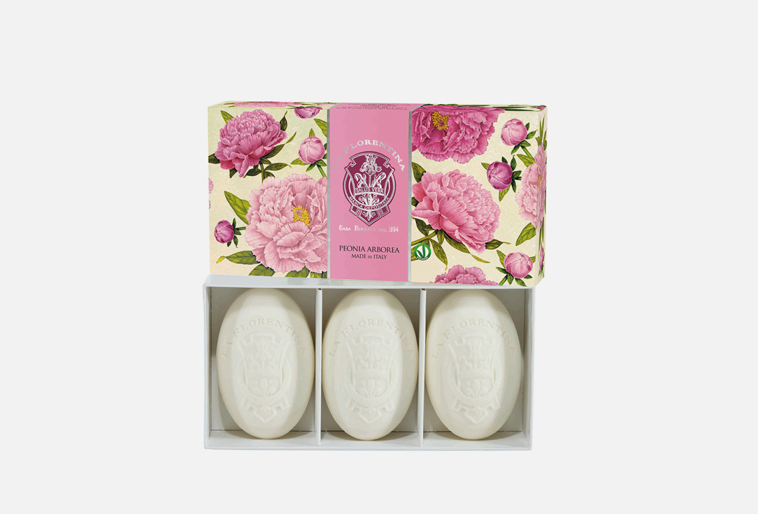 Изображение товара Подарочный набор из трех мыл LA FLORENTINA Arboreal Peony Италия