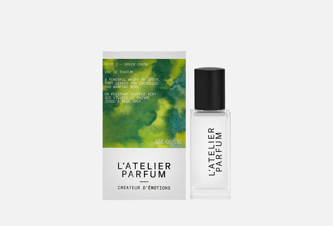 парфюмерная вода l atelier parfum green crush 50 мл Парфюмерная вода L'ATELIER PARFUM Green crush 15 мл