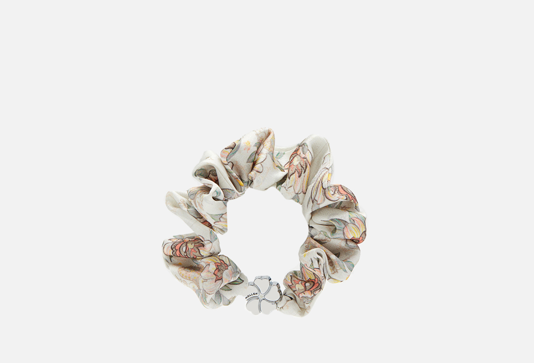 Изображение товара Шелковая резинка для волос Mollen Лазоревый цветок 100% шелк стильный аксессуар