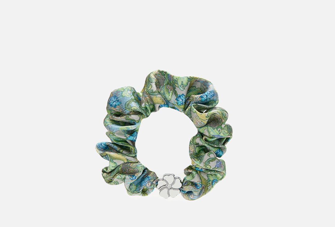 

Шелковая резинка для волос MOLLEN, Рассвет, светло-серая 1 шт