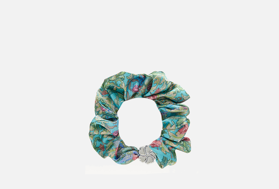 

Шелковая резинка для волос MOLLEN, Рассвет, светло-бирюзовая 1 шт