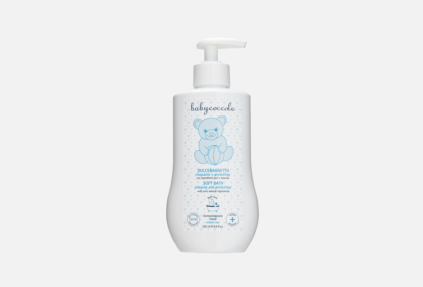 Babycoccole ДЕТСКАЯ ПЕНА ДЛЯ ВАННЫ УВЛАЖНЯЮЩАЯ 250 мл — купить в Москве