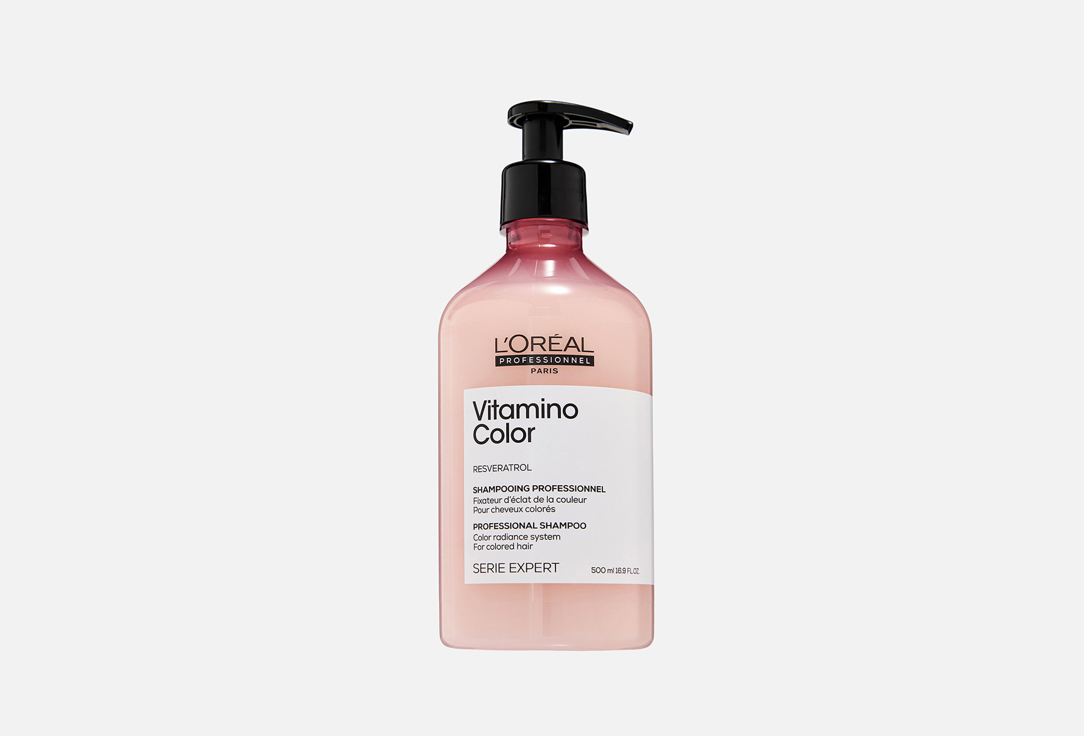 

Шампунь-фиксатор для окрашенных волос LOREAL PROFESSIONNEL, Vitamino Color 500 мл