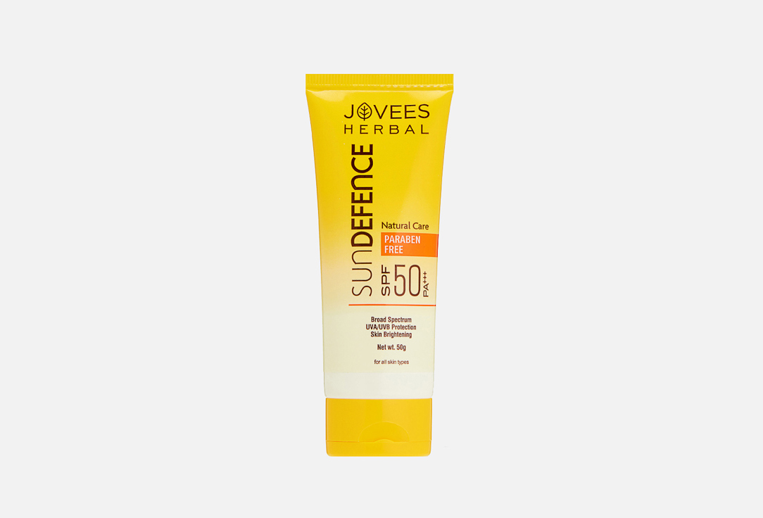 цена Солнцезащитный крем для лица SPF50 PA+++ JOVEES Sun Defence Cream 50 г