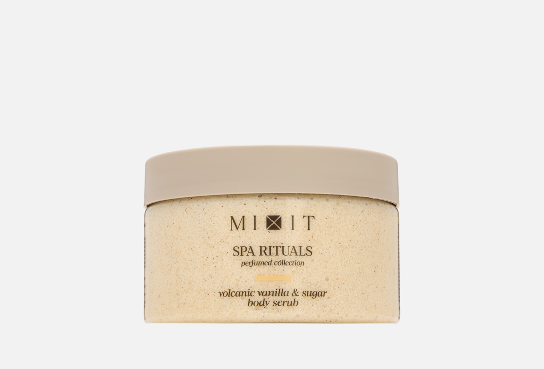 Изображение товара Сахарный скраб для тела MIXIT Volcanic Vanilla Sugar 300 г натуральный уход
