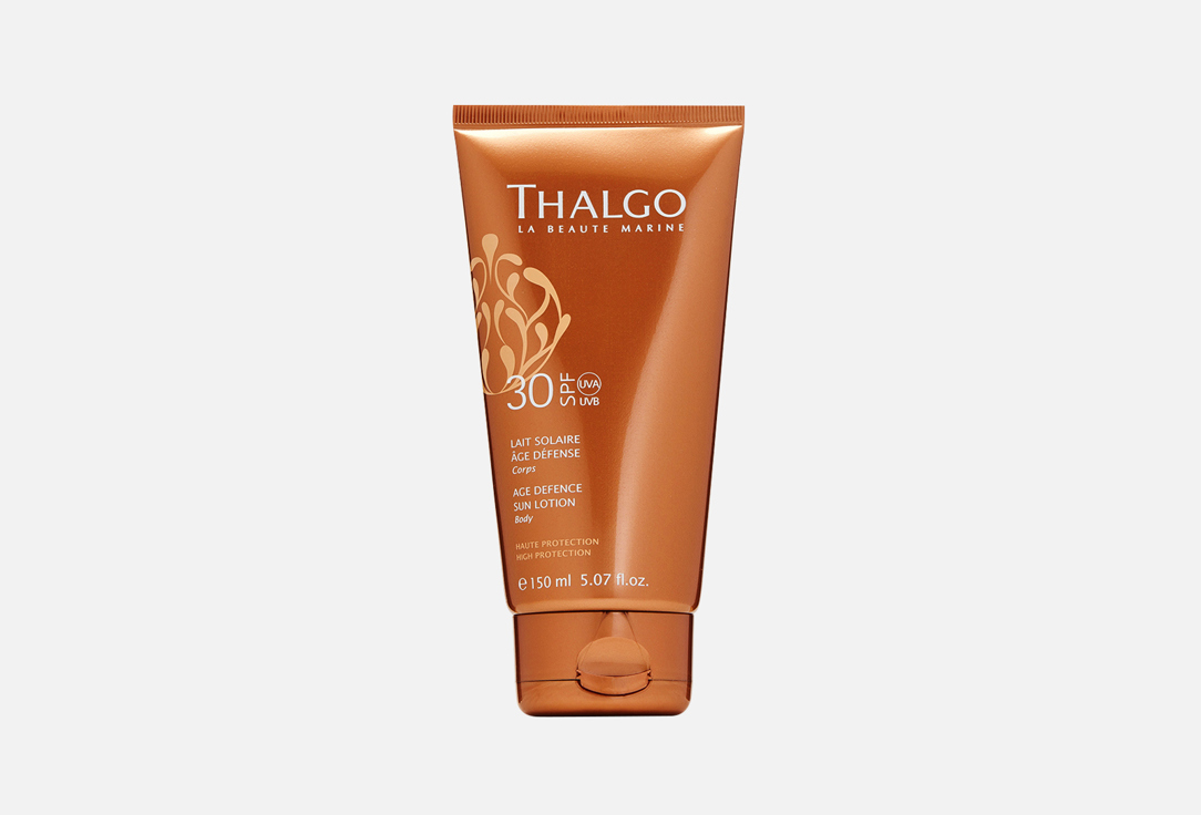 

Антивозрастное молочко для тела SPF30 THALGO, Age Defense Sun Lotion 150 мл